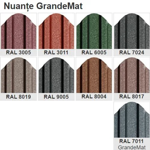 Panouri cu sipcă metalică